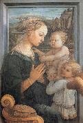Fra Filippo Lippi Madonna and Child with Two Angels, Germany oil painting artist